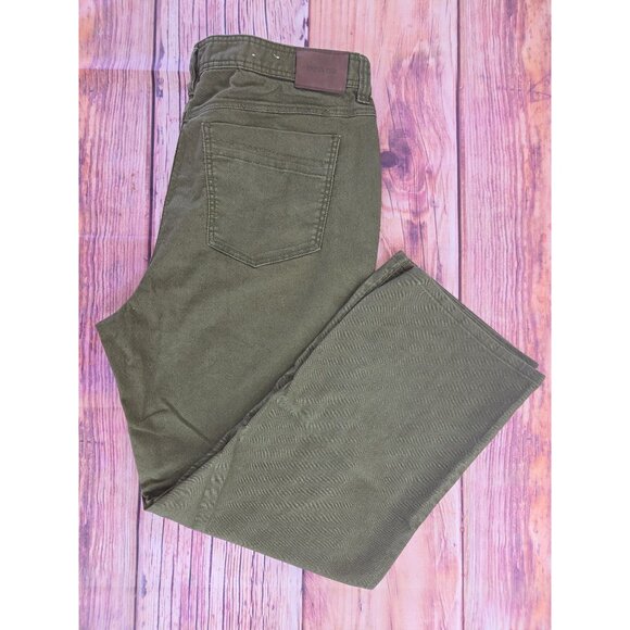 Prana‎ Mens Olive Slim Fit Jeans 42x30 Cotton Blend - Picture 3 of 9